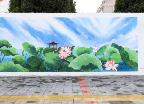 天台墙绘施工材料制作工艺说明