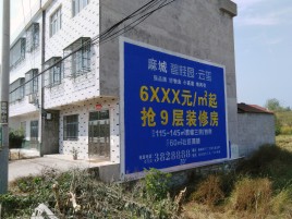 天台墙体广告质量分析