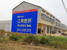 天台农村墙体广告在不同形式上面展现的不同特色