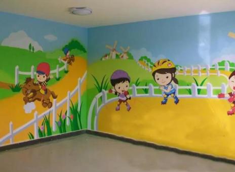 天台幼儿园墙体彩绘制作流程及注意事项