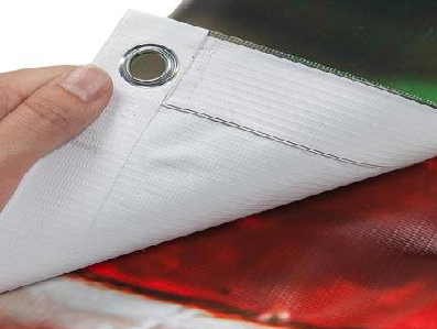 天台喷绘和刀刮布的工艺区别。