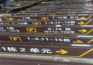 天台广告标识中，常见的几种安装方式。