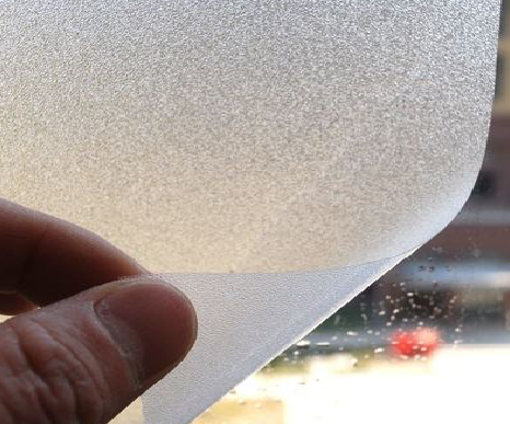 天台玻璃门外面粘广告用什么材料好？