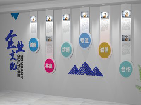 天台企业文化墙需要传递什么办公文化？